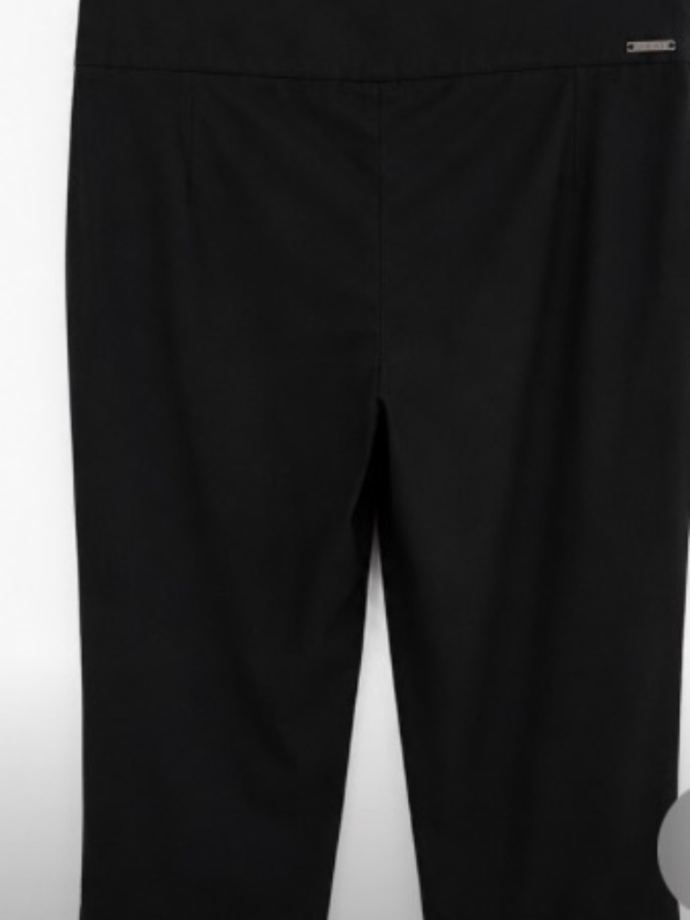 Rekucci Black Pull-On Capri Pants | Women's Plus Size 18 Tall - Picture 2 of 5